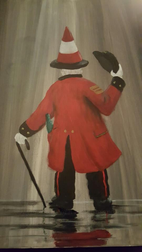 Chelsea Pensioner painting