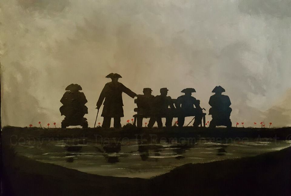 Chelsea Pensioners painting