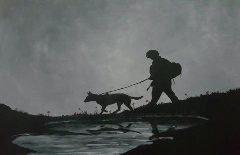169 Open Edition Giclée Print 169 - 'Out with my mate'