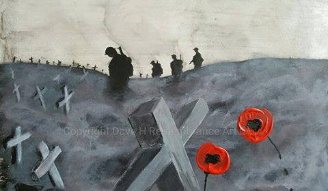 Remembrance Art 'Pause for thought'
