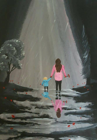 165 Limited Edition Giclée Print 165 - 'Picking poppies with Mammy'