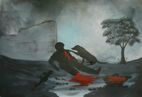 Original Painting - 'Please don't leave'