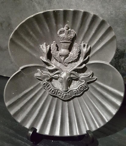 Queen's Own Highlanders (Seaforth and Camerons) Remembrance Art Sculpture