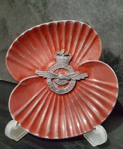 Royal Air Force Painted Remembrance Art Sculpture