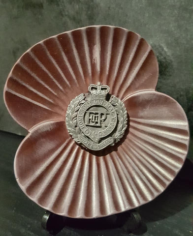 Royal Engineers Painted Remembrance Art Sculpture