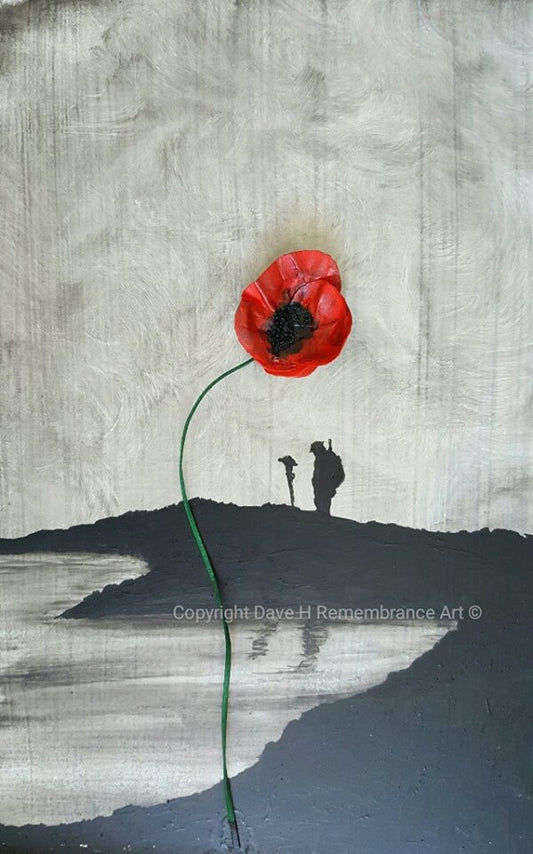 Original Painting - 'Reflections of Remembrance 3D'