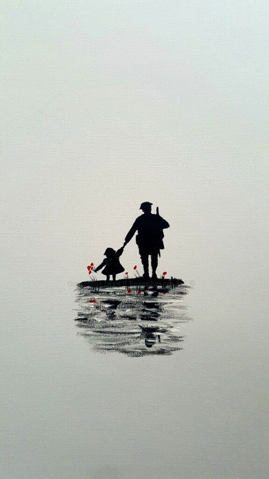 simply a daddies girl painting