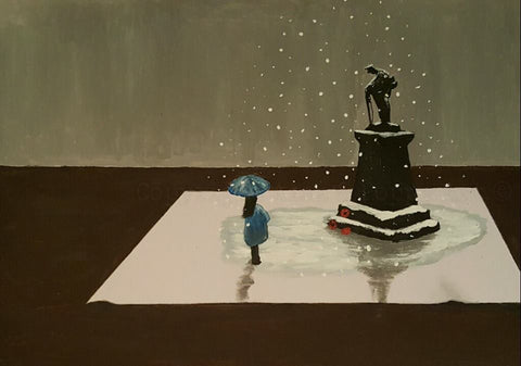 213 Open Edition Giclée Print 213 - 'Snow at the Memorial'