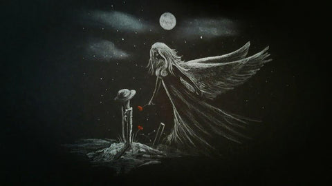 u004 Original polychromo - 'Angels Weep'
