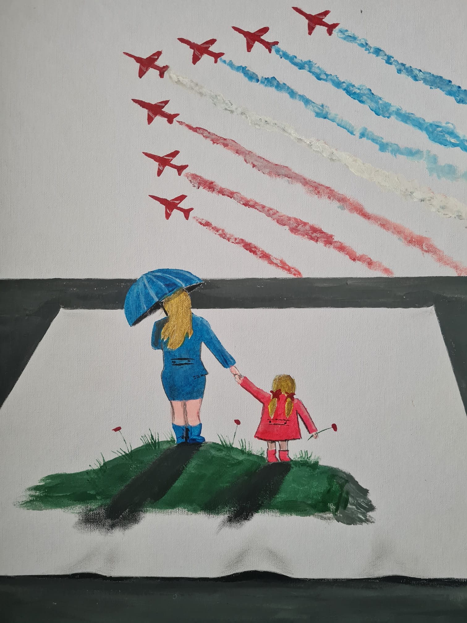 red arrows