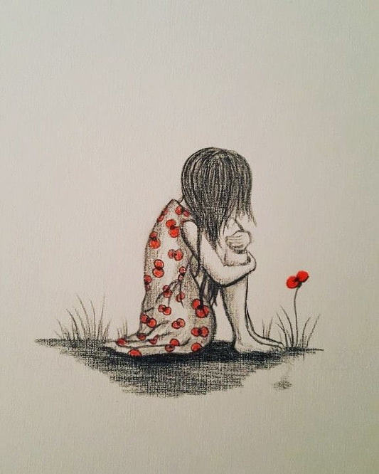 U332 Original Polychromo - 'Poppy Pain #1'