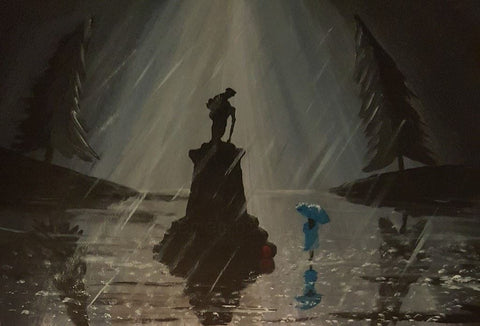 Original painting U048 - 'Torrential Tribute'