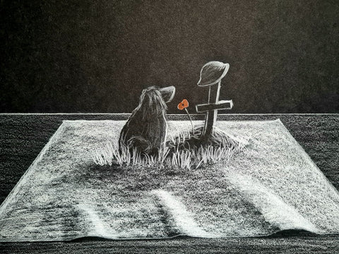 U545 Original Polychromo - 'B&W Please come back 3D'