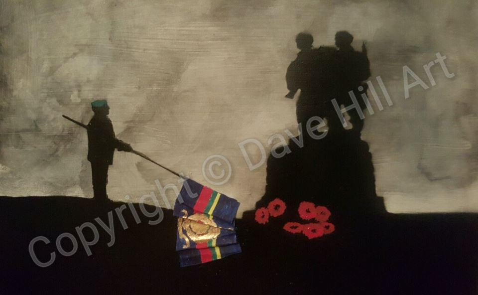 Remembrance Art 'Remembering the Royal Marines'