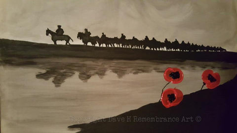 Original Painting - 'To the front'