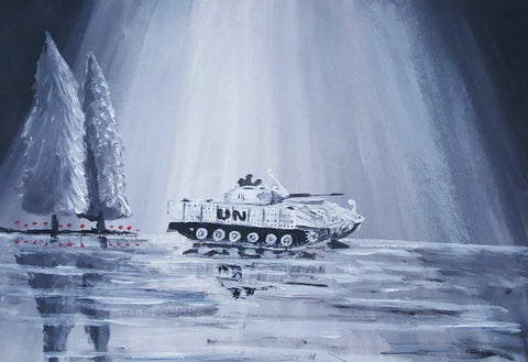 106 Open Edition Giclée Print 106 - 'Warriors'
