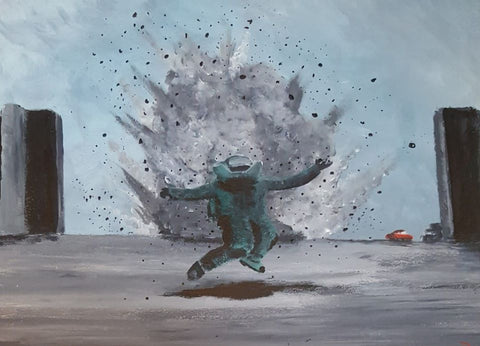 Original Painting 193 - 'Hurt Locker'