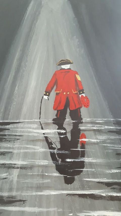 remembrane poppy art chelsea pensioner