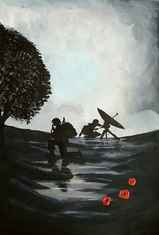 Original painting - 'Lima, Whiskey, Foxtrot'