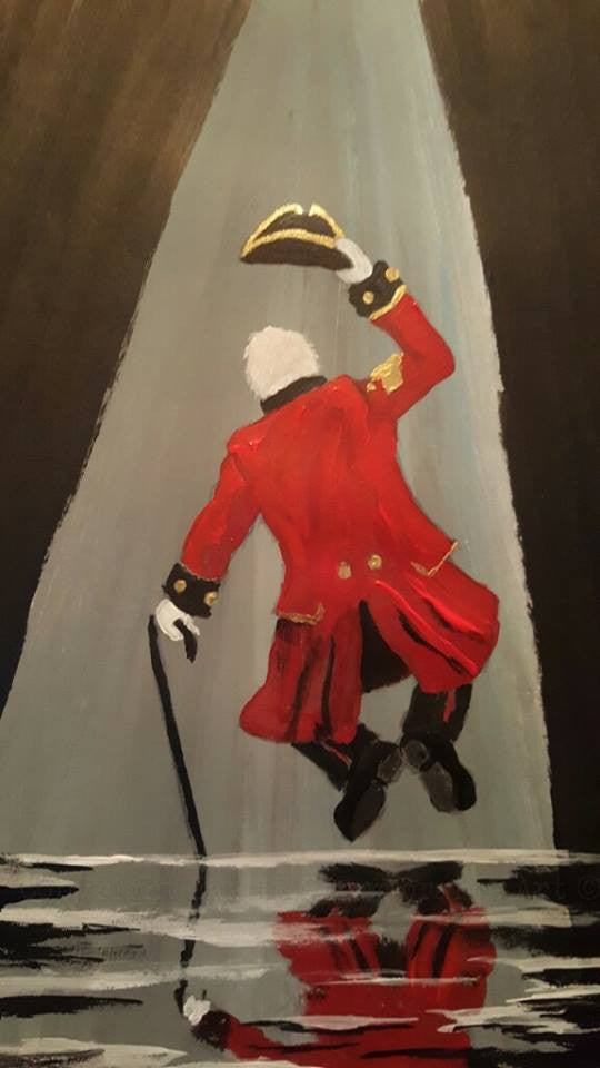 remembrance poppy art chelsea pensioner